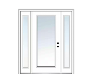 Single door with Sidelite